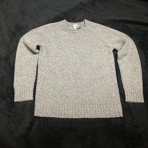 LL Bean Classic Ragg Wool Sweater, S, NWT, Marled